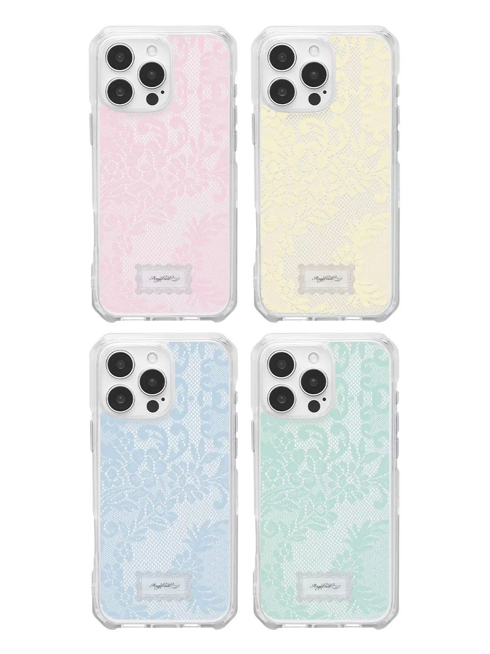 Phone Cases Girls - Korean Ins Colored Lace Sweet Girl