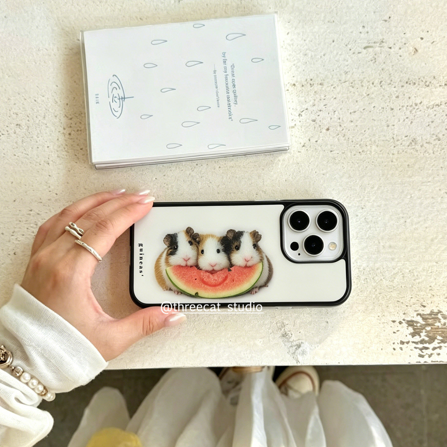 Korean Ins Guinea Pig Eat Wate - Phone Cases Korean 评论和价格