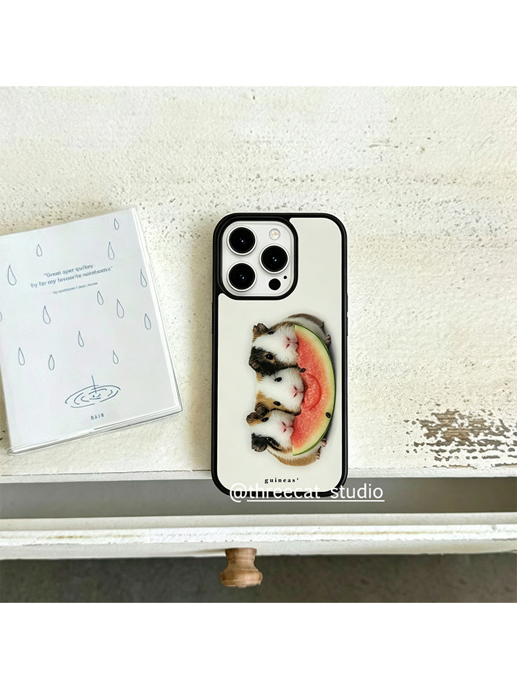 Korean Ins Guinea Pig Eat Wate - Phone Cases Korean 评论和价格