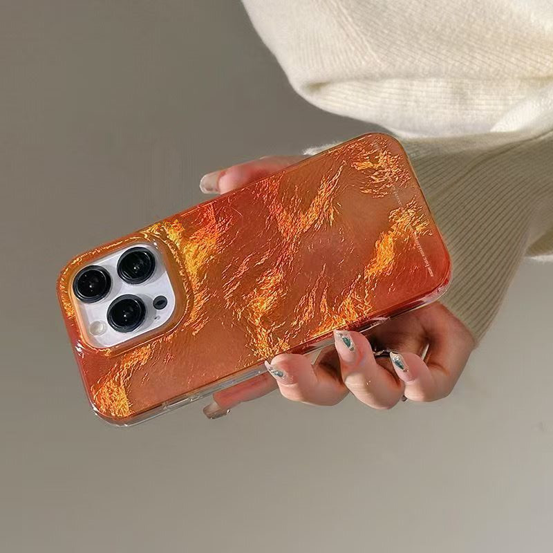 INS Orange Gradient Vortex Pat - Phone Cases Orange 评论和价格