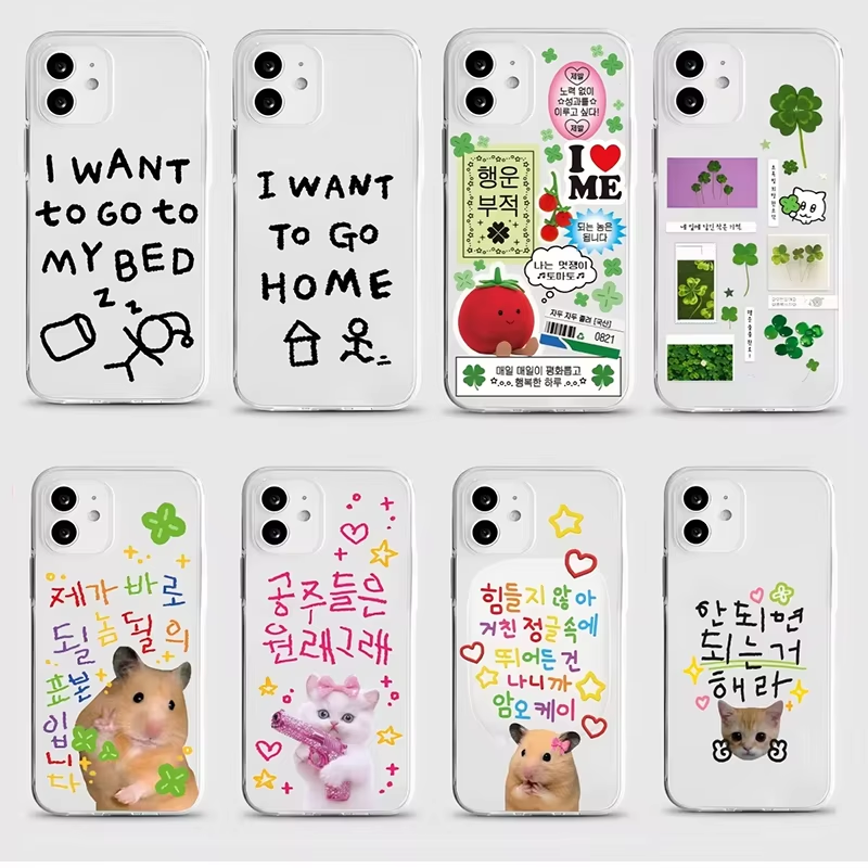 Korean Ins Cute Four Leaf Clov - Phone Cases Korean 评论和价格