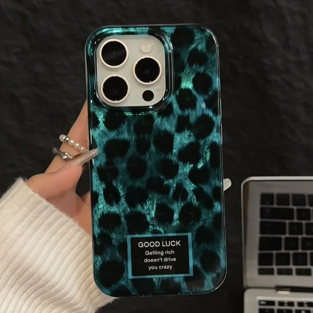 Retro Laser Cute Leopard Print - Phone Cases Best 评论和价格