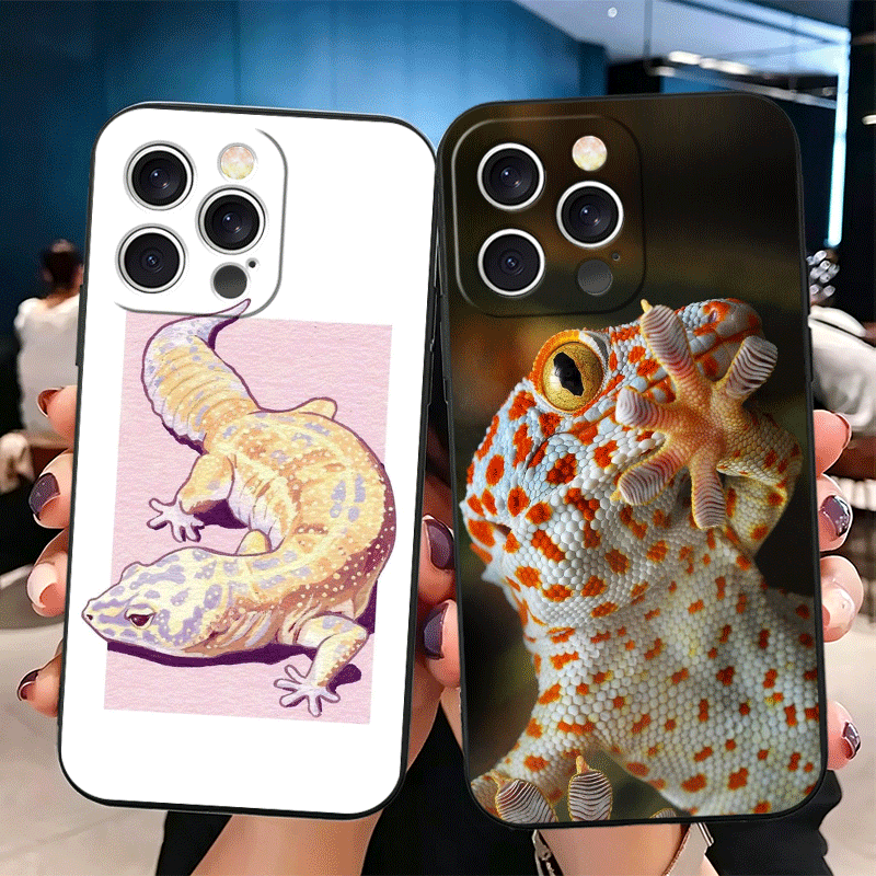 Lizards Geckos Cute Pet Soft P - Phone Cases Cute Iphone 13 评论和价格