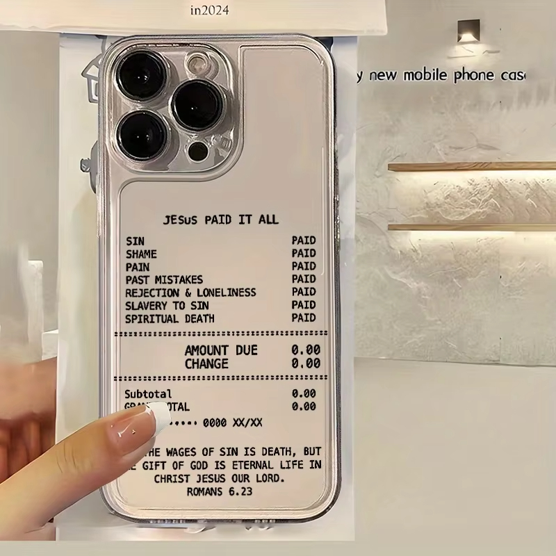Jesus Paid it All Phone Case F - Phone Cases Jesus 评论和价格