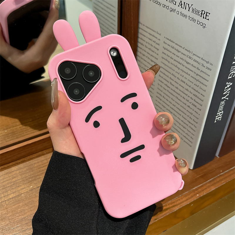 Kawaii 3D Funny Cartoon Pink E - Phone Cases Kawaii 评论和价格