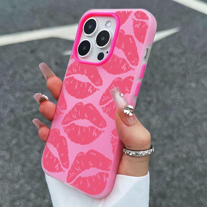 Sexy Girl Pink Lips  Pattern D - Phone Cases Girls 评论和价格