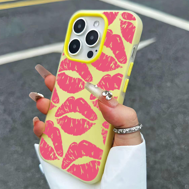Sexy Girl Pink Lips  Pattern D - Phone Cases Girls 评论和价格