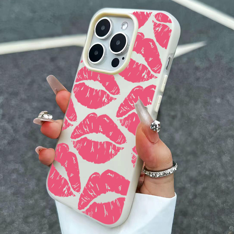 Sexy Girl Pink Lips  Pattern D - Phone Cases Girls 评论和价格