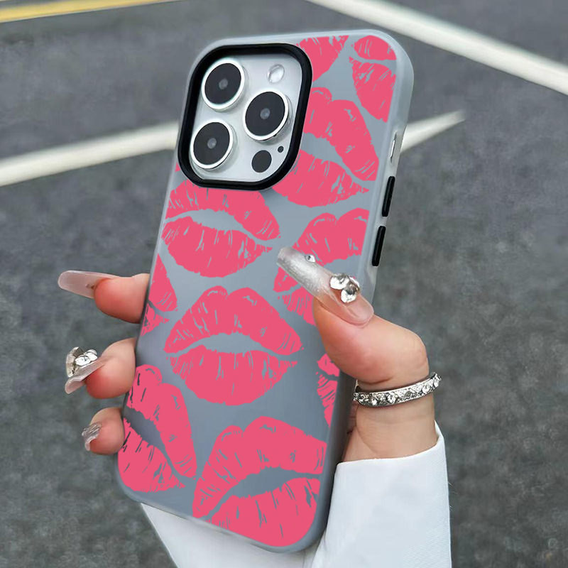 Sexy Girl Pink Lips  Pattern D - Phone Cases Girls 评论和价格