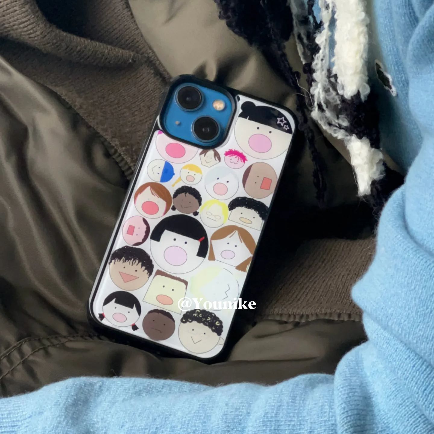 Cartoon Korean Ins Cute Big He - Phone Cases Kawaii 评论和价格