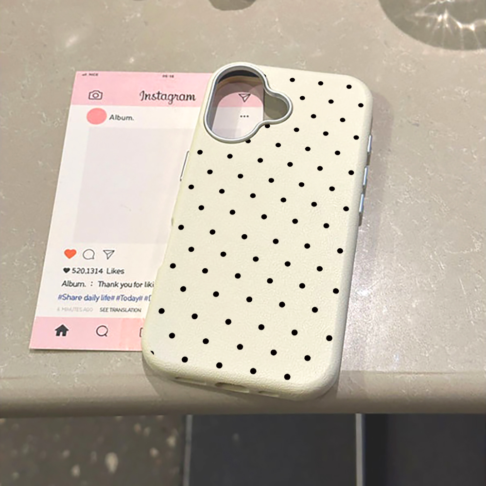 Korean INS Cute Polka Dot Phon - Phone Cases Korean 评论和价格