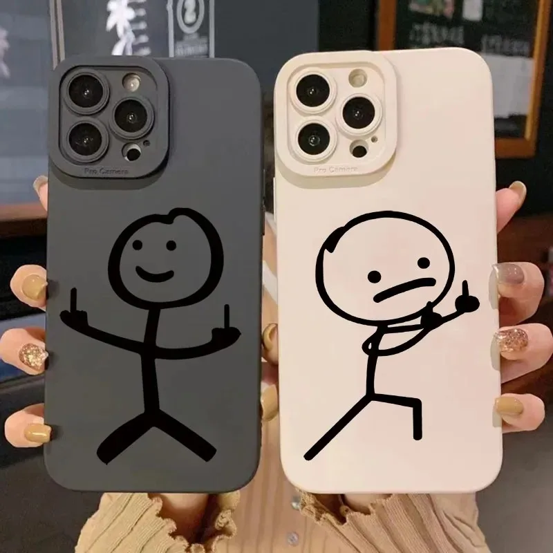 Cute Cartoon Matchman Matte Si - Phone Cases Cute Iphone 13 评论和价格