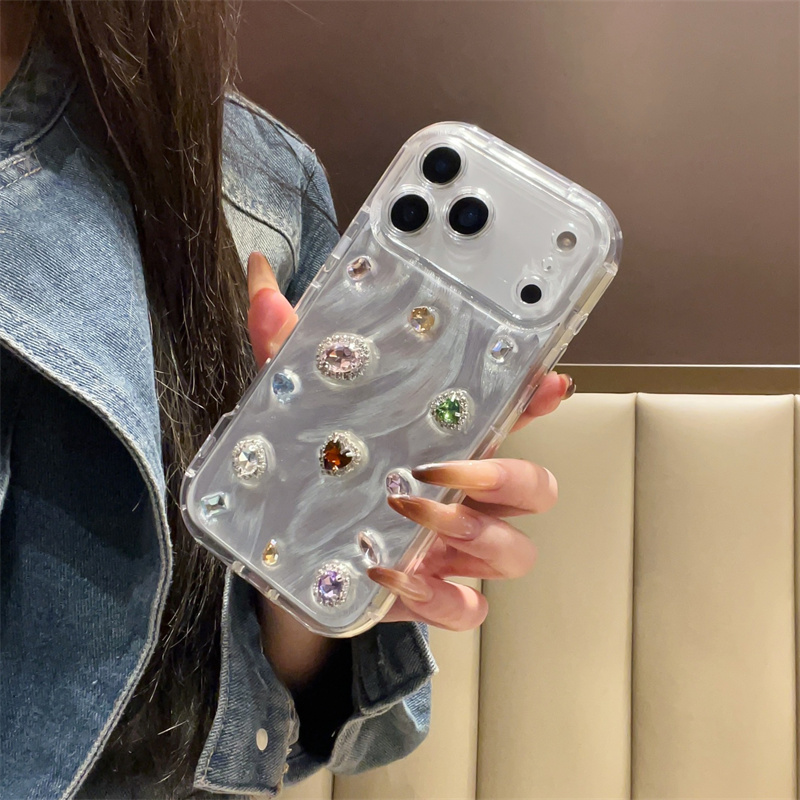 Korean Color Gemstones Resin C - Phone Cases Korean 评论和价格