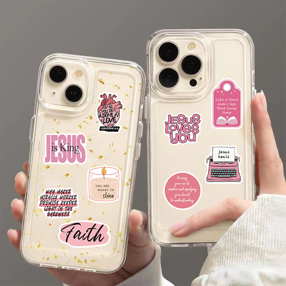 50/100PCS Pink Bible Jesus Gra - Phone Cases Jesus 评论和价格