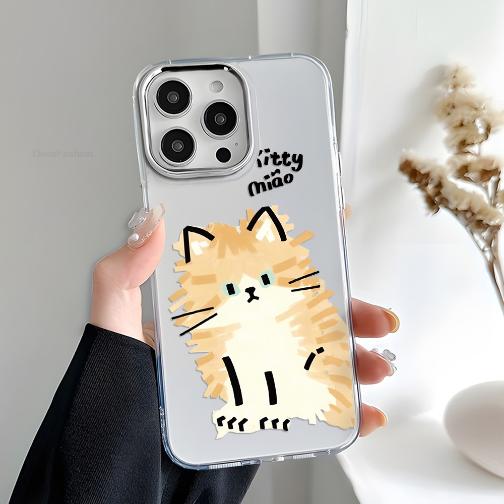 Lovely Animal Orange Cat Phone - Phone Cases Orange 评论和价格