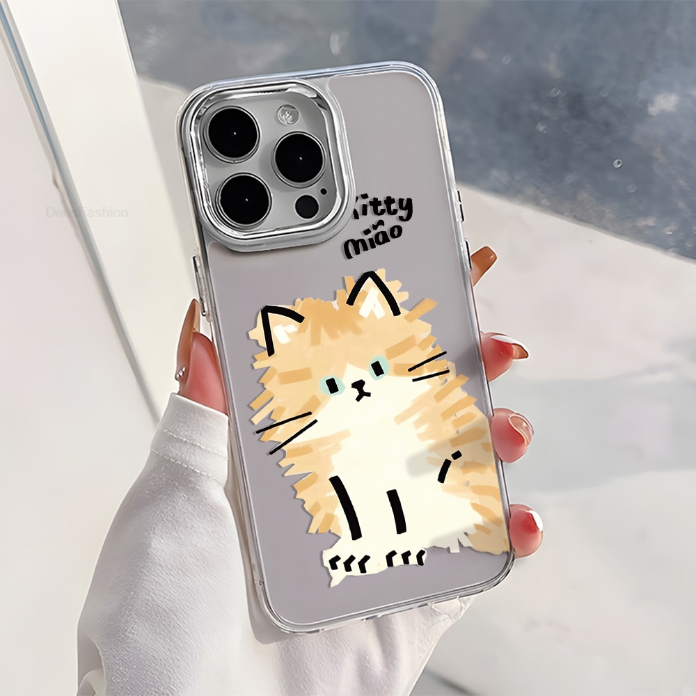 Lovely Animal Orange Cat Phone - Phone Cases Orange 评论和价格