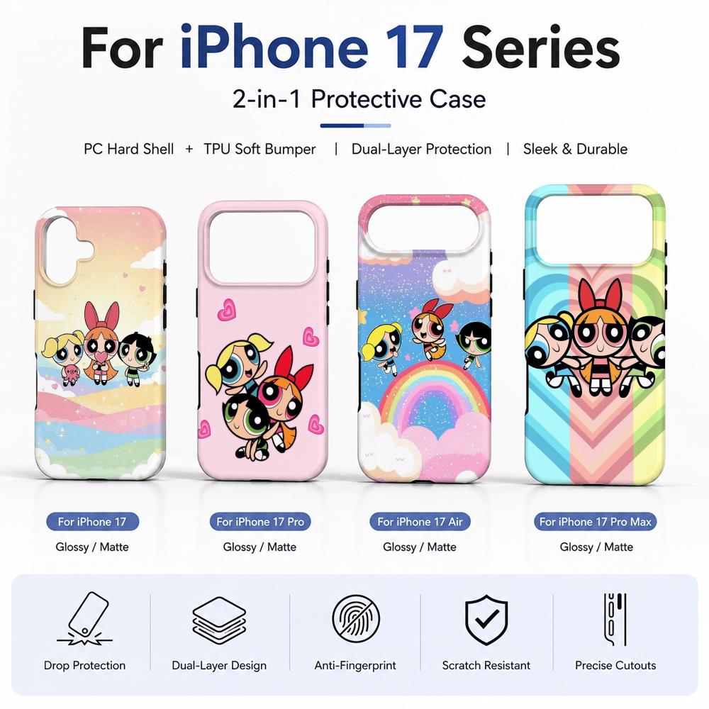Anime P-Powerpuff Girls Phone  - Phone Cases Girls 评论和价格