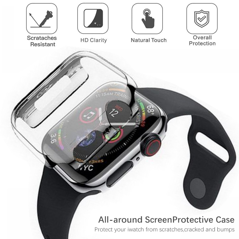 1PC 44\40mm Ultra-thin Hard Sc - Transparent Thin Case 评论和价格