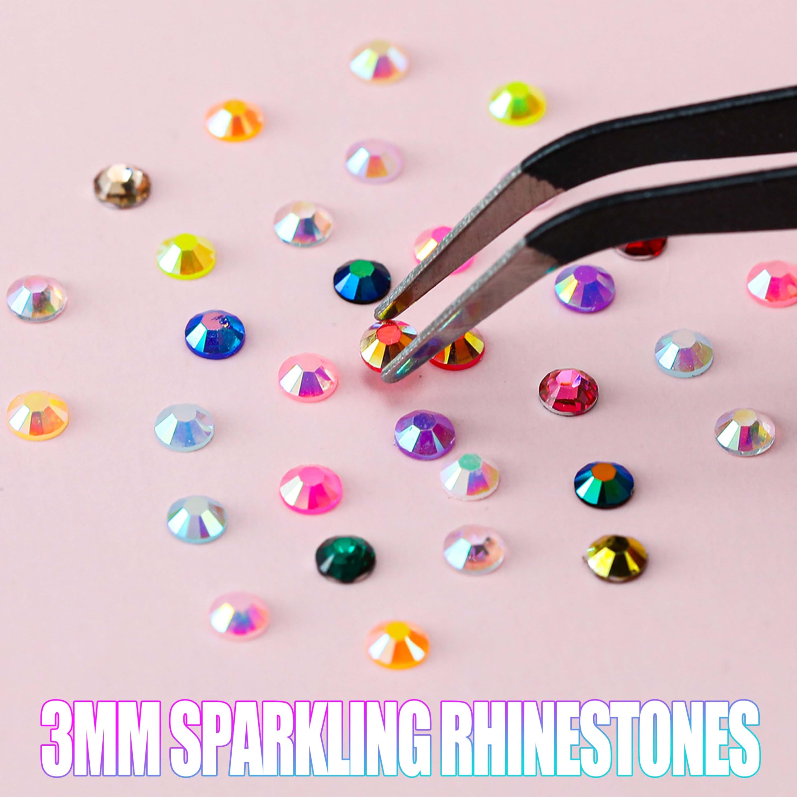 3mm 24-Color Bedazzling Kit Ab - Phone Cases Europe 评论和价格