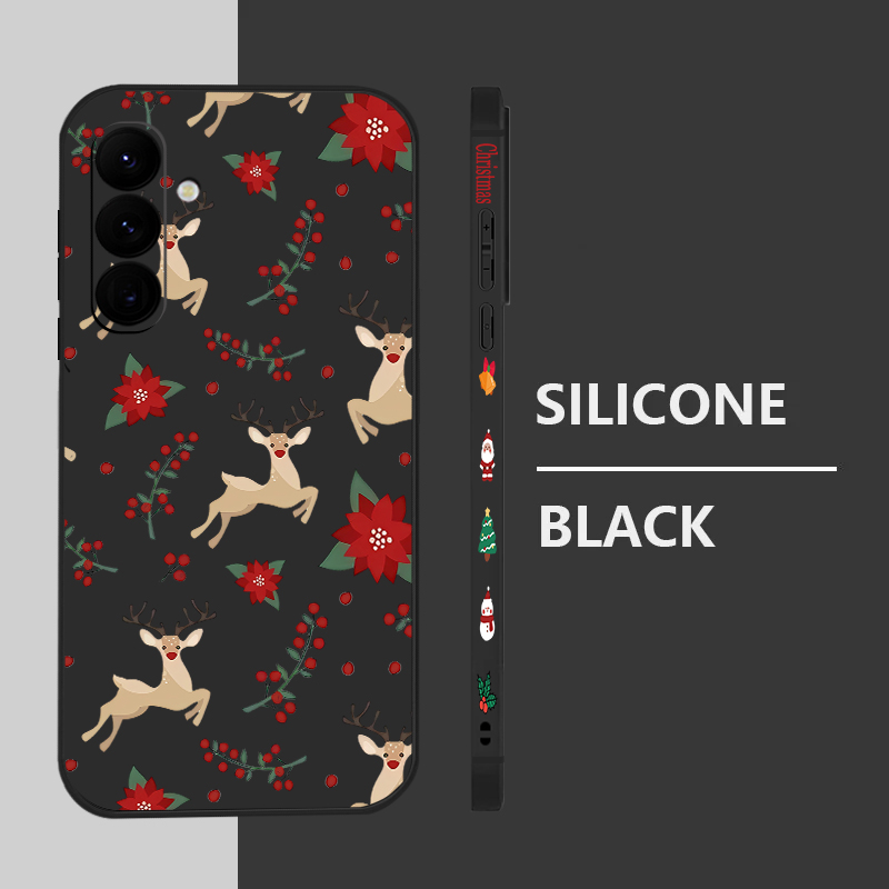Red Deer Flowers Pattern Phone - Phone Cases Red Deer 评论和价格