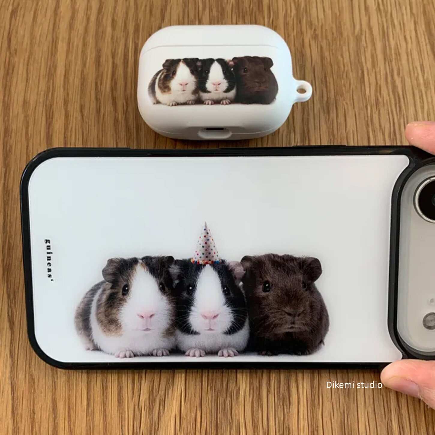 Korean Ins Lovely Three Guinea - Phone Cases Korean 评论和价格