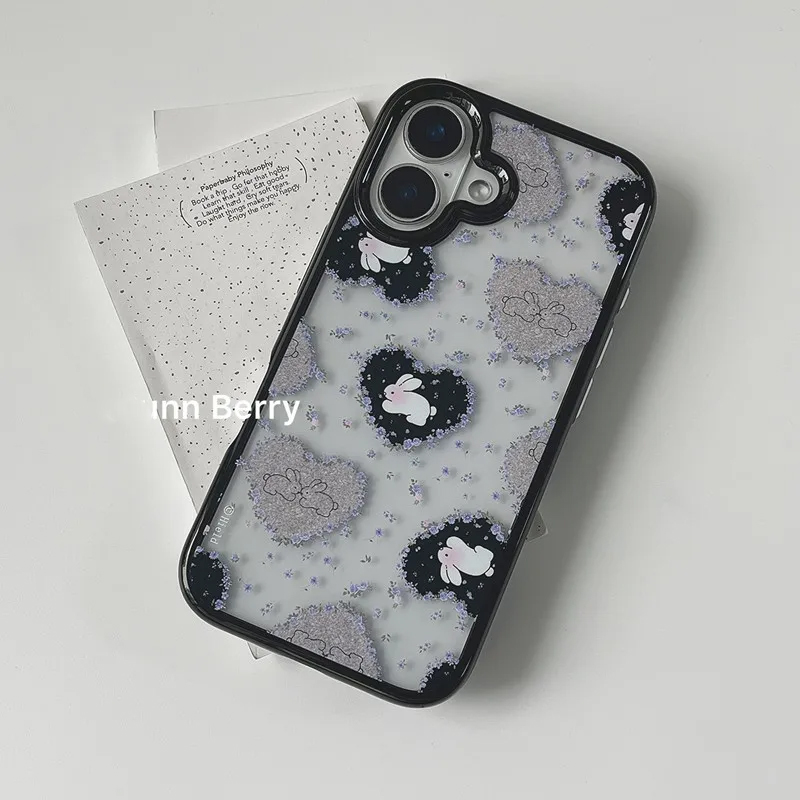 Ins Korean Retro Girl Love Rab - Phone Cases Girls 评论和价格