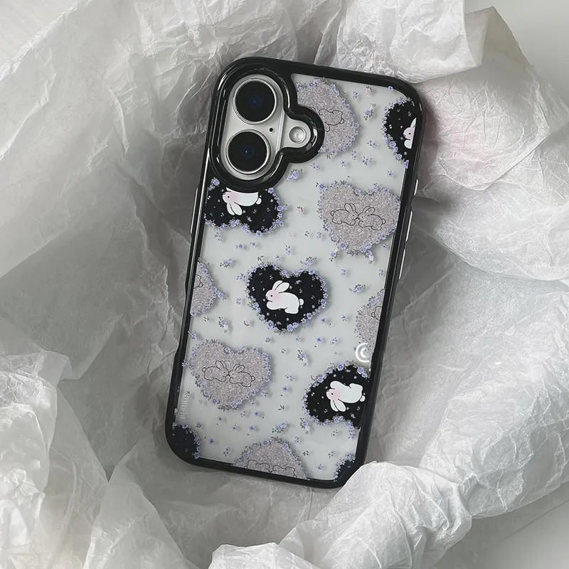 Ins Korean Retro Girl Love Rab - Phone Cases Girls 评论和价格