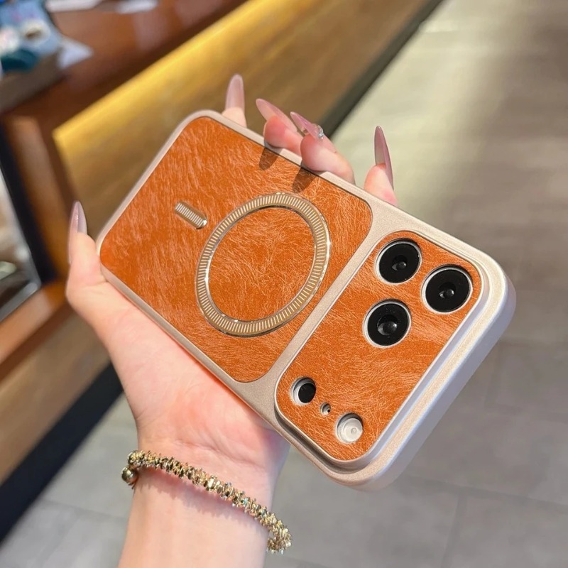 Luxurious New Orange Retro Fea - Phone Cases Orange 评论和价格