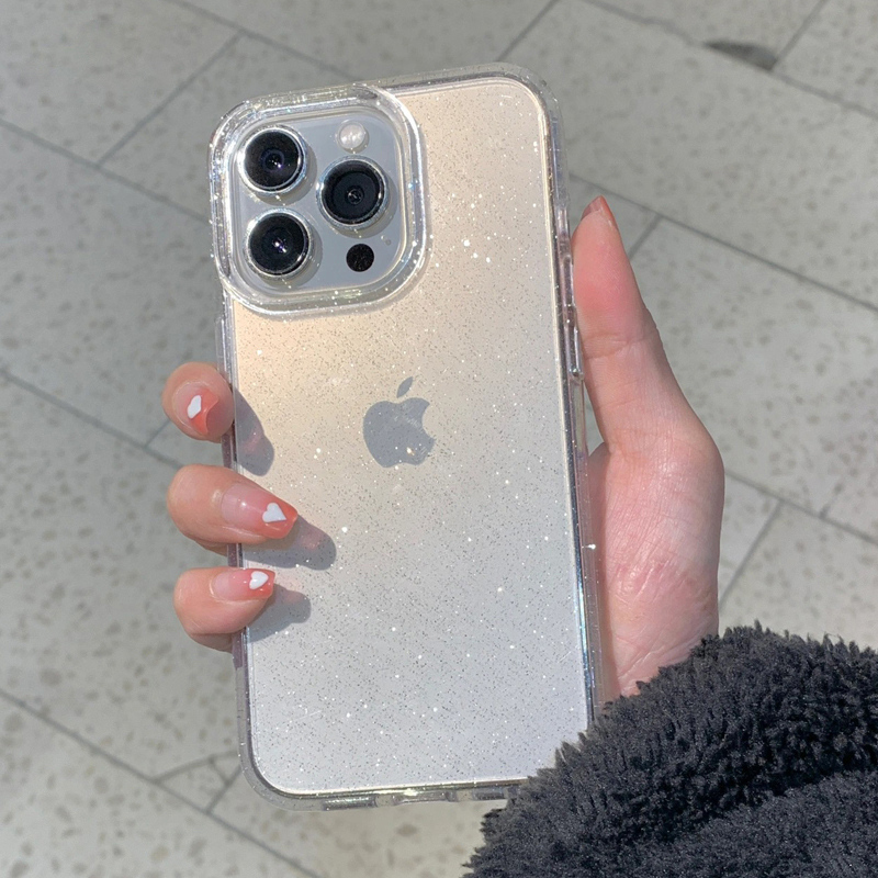 Transparent Simple Glitter Pho - Phone Cases Best 评论和价格