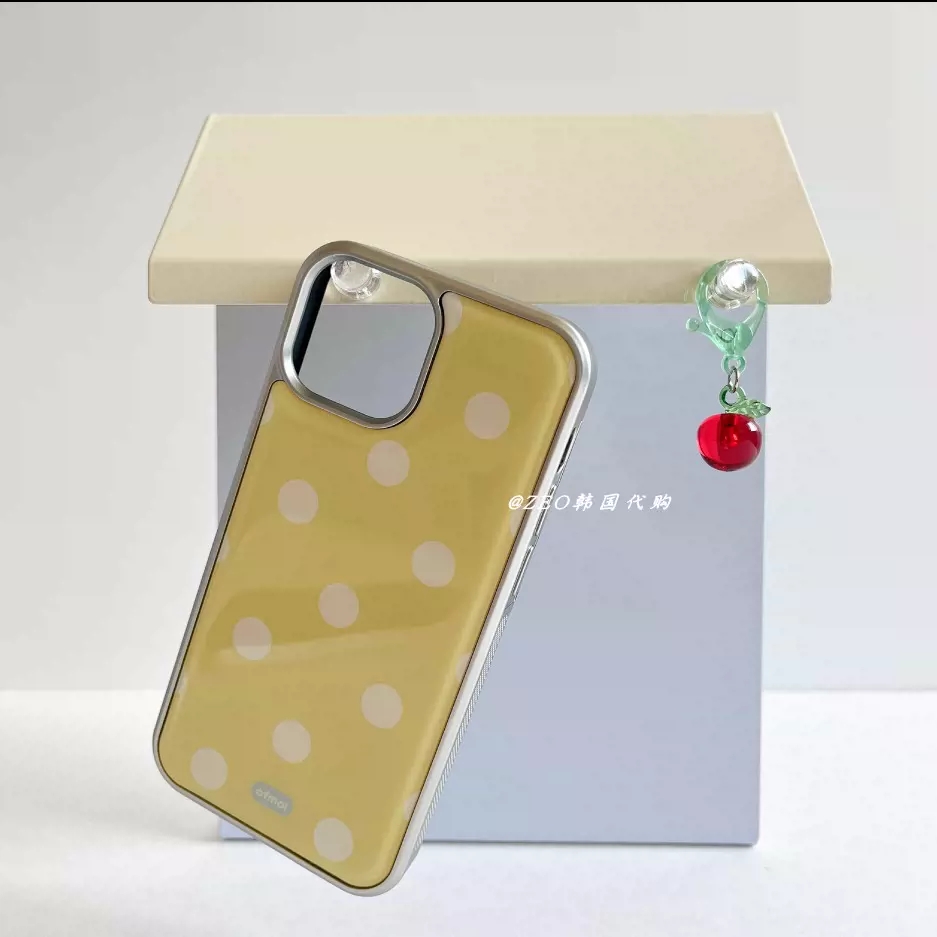 Luxury Ins Korean Pink Yellow  - Phone Cases Korean 评论和价格