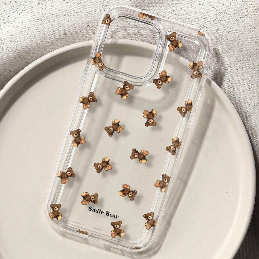 Flower Bear Print Phone Case f - Phone Cases Cute Iphone 13 评论和价格