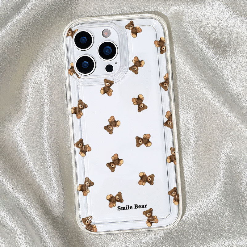Flower Bear Print Phone Case f - Phone Cases Cute Iphone 13 评论和价格
