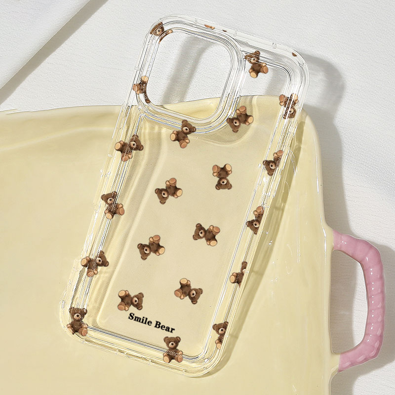 Flower Bear Print Phone Case f - Phone Cases Cute Iphone 13 评论和价格