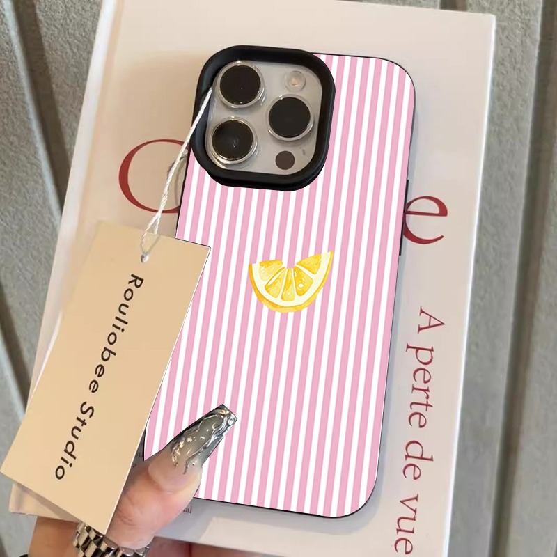Orange Pink and White Stripes  - Phone Cases Orange 评论和价格