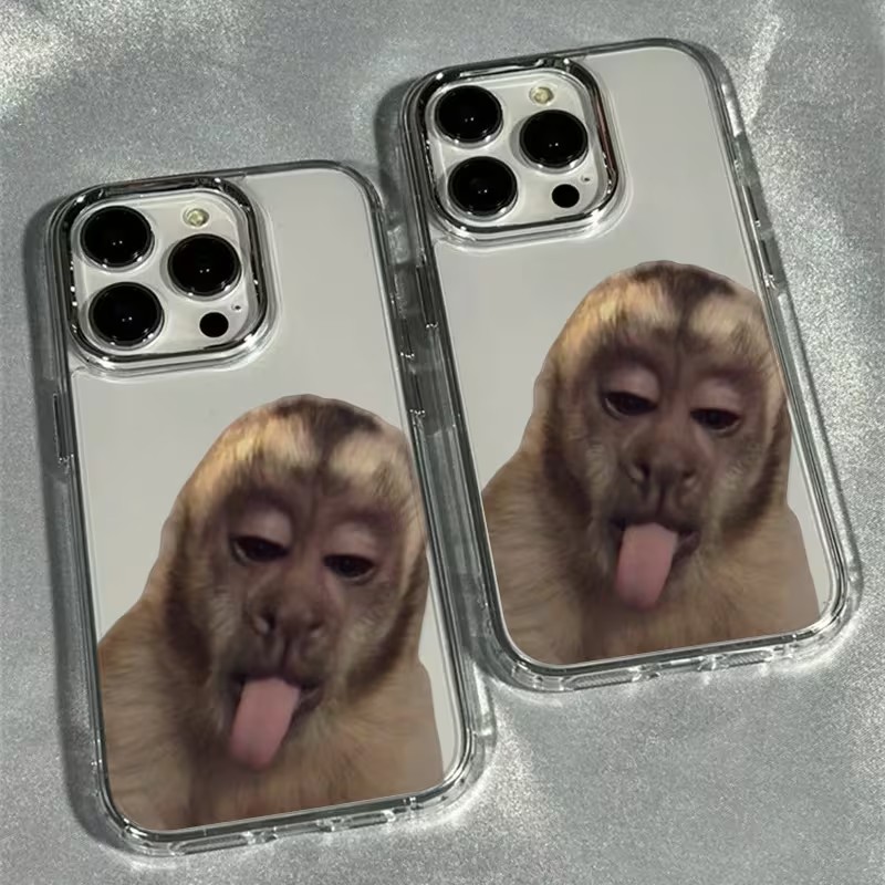 Tongue Sticking Monkey Phone C - Phone Cases Best 评论和价格