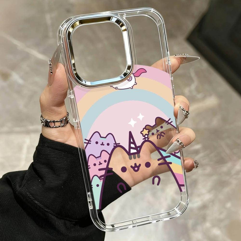 Cartoon Pusheen Cat Matte Tran - Phone Cases Best 评论和价格