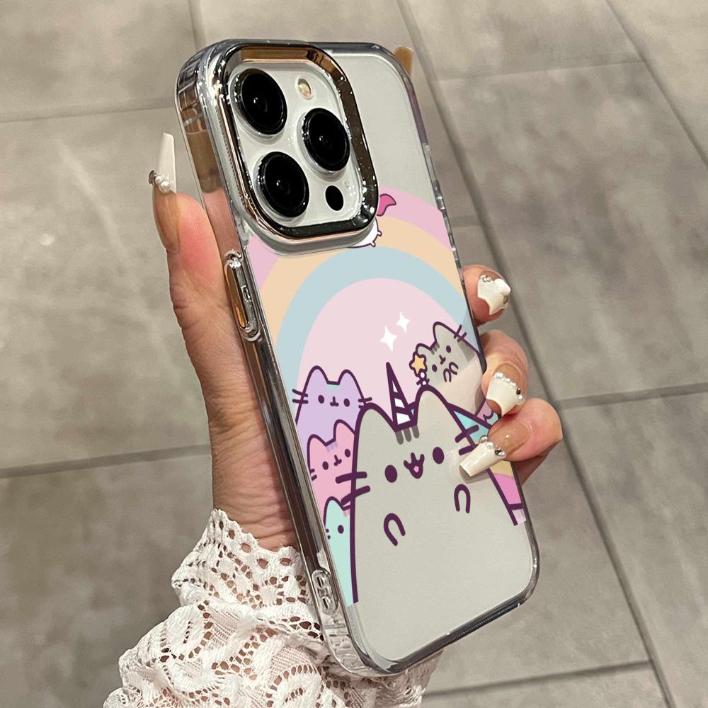 Cartoon Pusheen Cat Matte Tran - Phone Cases Best 评论和价格