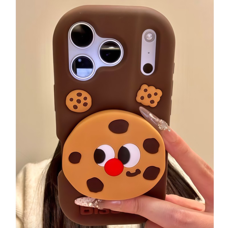 3D Cartoon Kawaii Biscuit Bear - Phone Cases Kawaii 评论和价格