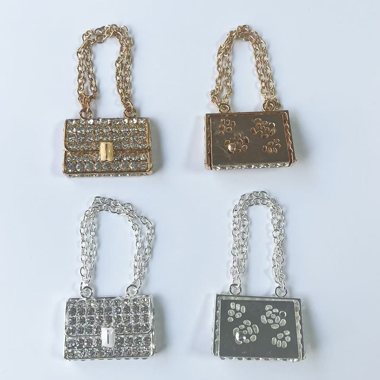4Pcs Chic Mini Rhinestone Hand - Phone Cases Europe 评论和价格