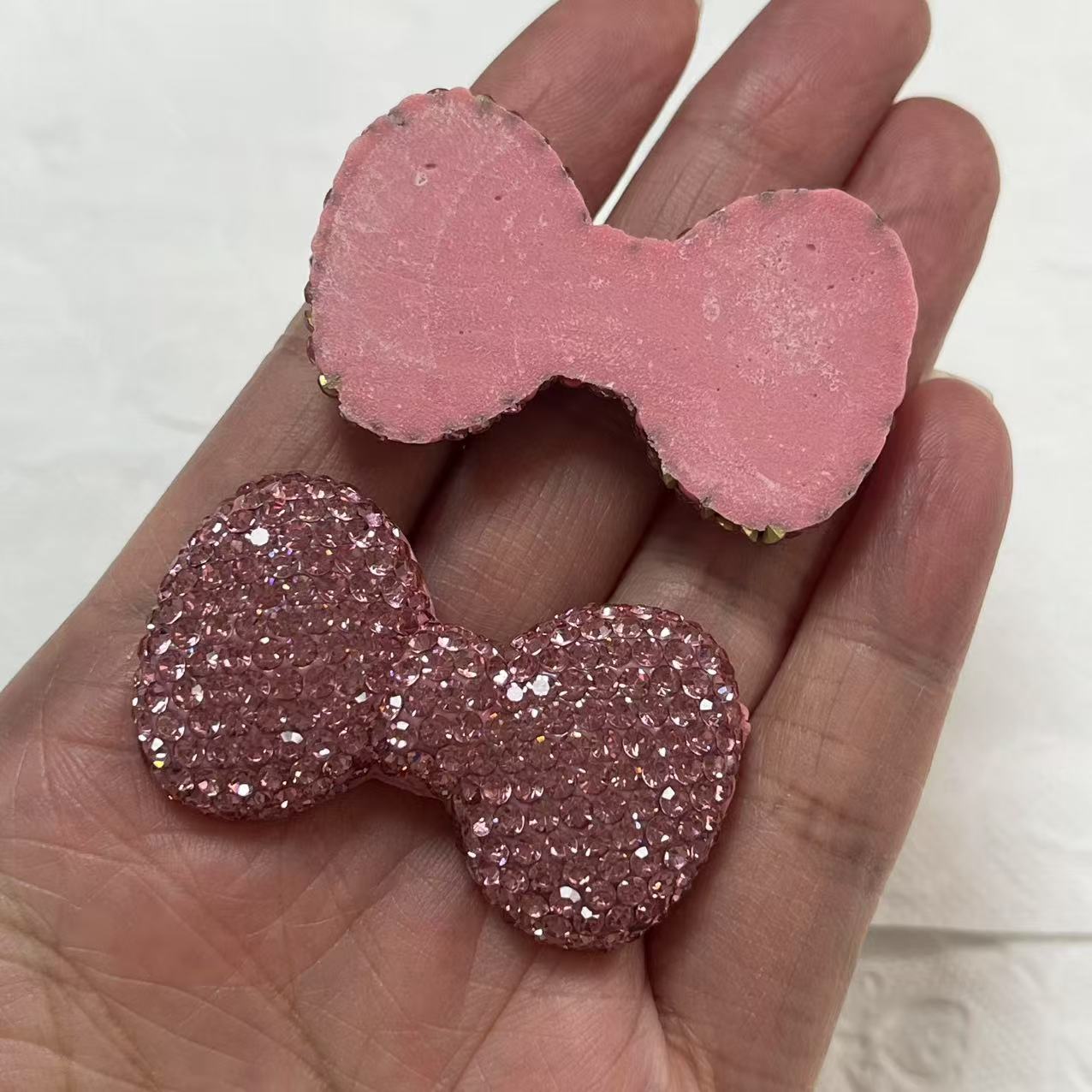 4Pcs Chic Mini Rhinestone Hand - Phone Cases Europe 评论和价格