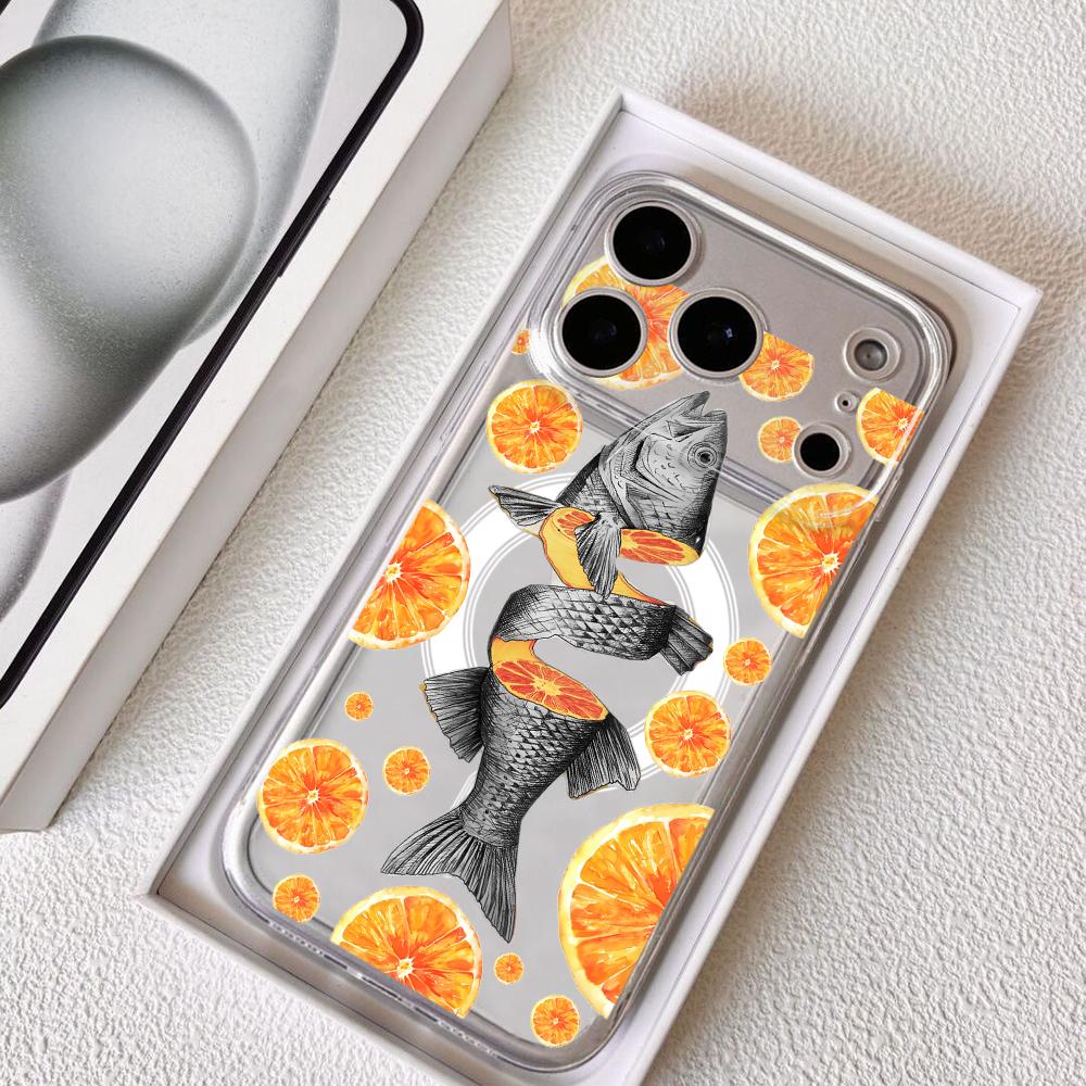 Orange Tide Fish Club Phone Ca - Phone Cases Orange 评论和价格