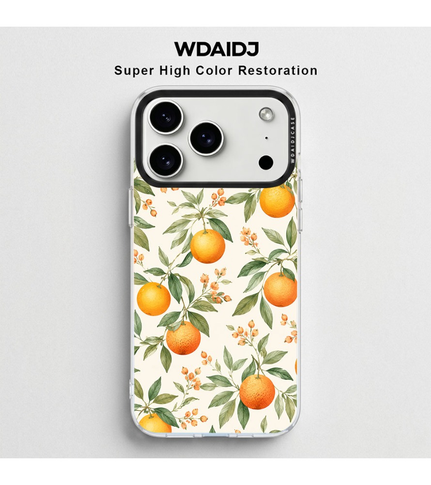 Hand Drawn Orange Branch Patte - Phone Cases Orange 评论和价格