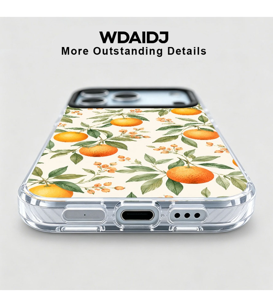 Hand Drawn Orange Branch Patte - Phone Cases Orange 评论和价格