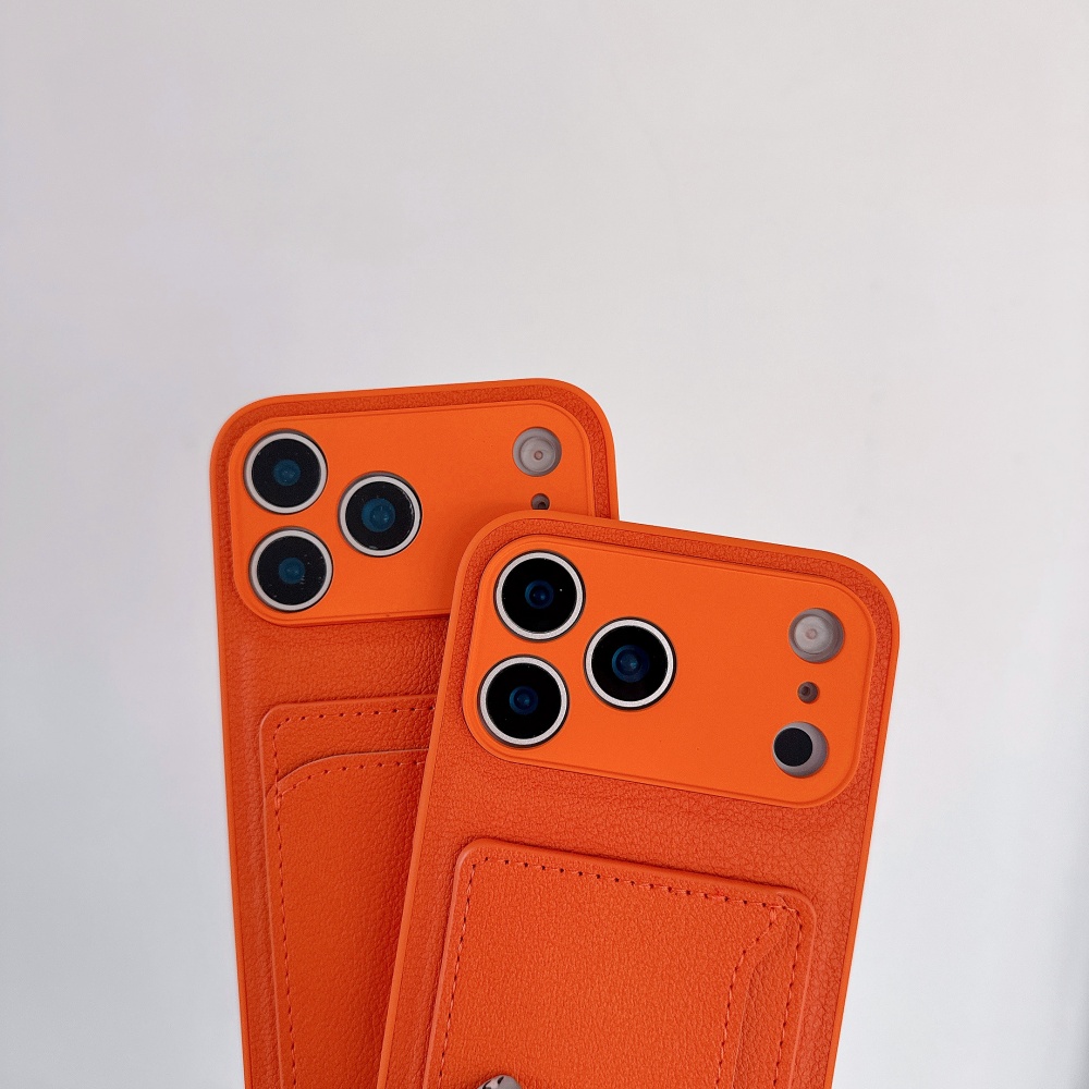 Luxury Advanced Orange Leather - Phone Cases Orange 评论和价格