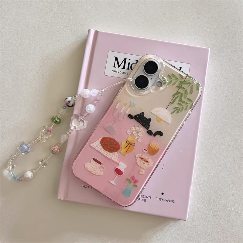 Ins Girl Cute Dining Table Lit - Phone Cases Girls 评论和价格