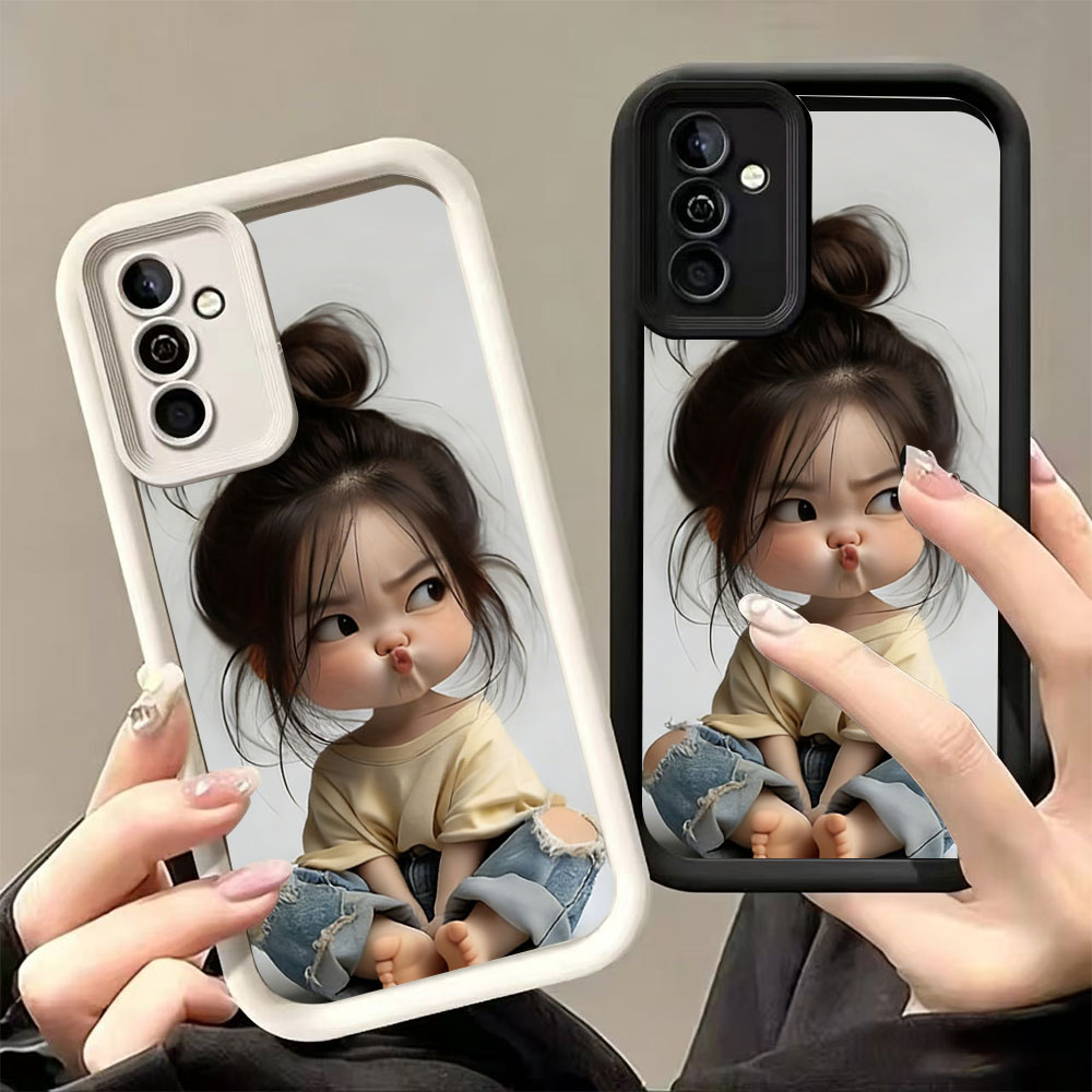 Meatball Head Girl Silicone Sh - Phone Cases Girls 评论和价格