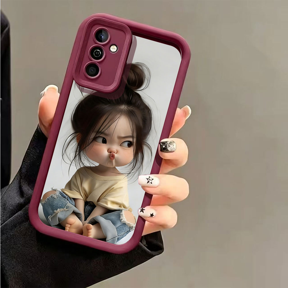 Meatball Head Girl Silicone Sh - Phone Cases Girls 评论和价格