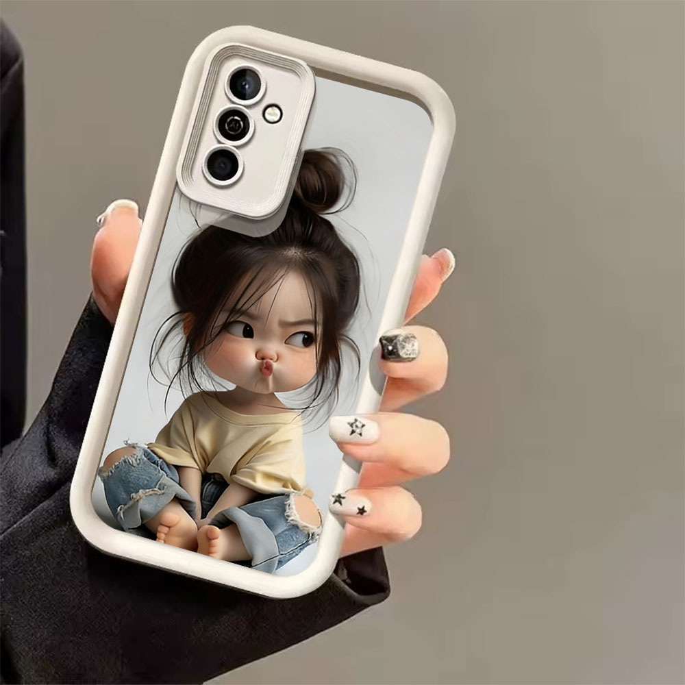 Meatball Head Girl Silicone Sh - Phone Cases Girls 评论和价格