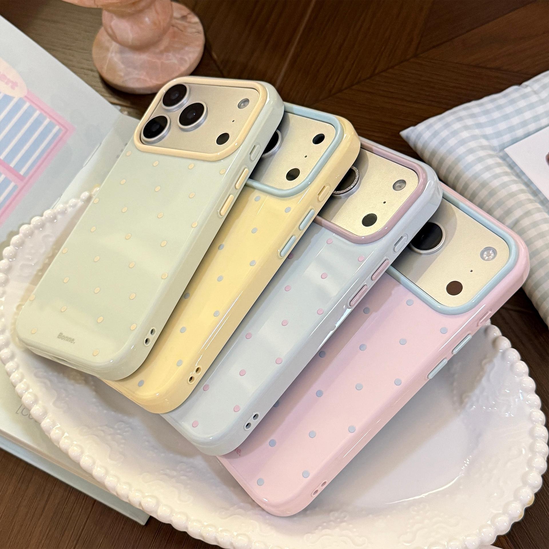 INS Korean Polka Dots Candy Co - Phone Cases Korean 评论和价格