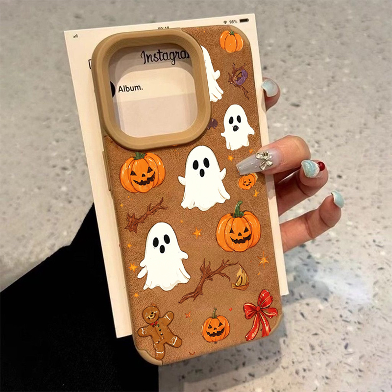 Halloween Cute Pumpkin Ghost P - Phone Cases Cute Iphone 13 评论和价格
